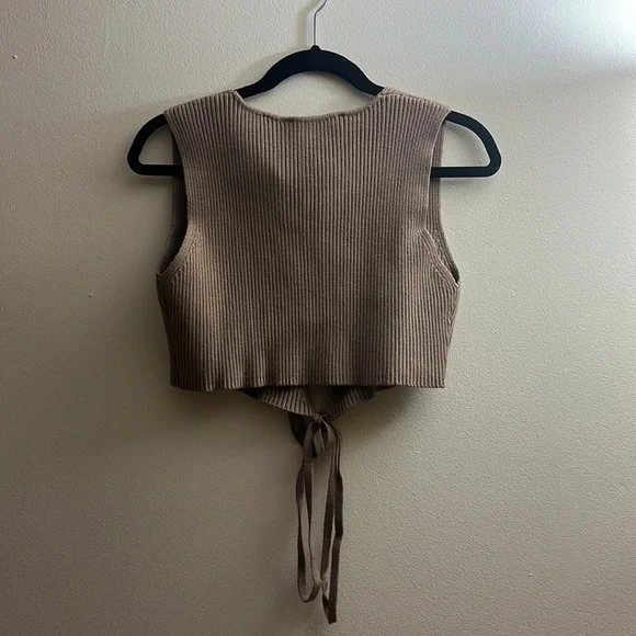 Zara knit wrap top - Picture 2 of 3